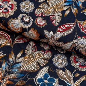 Tkanina dekoracyjna jacquard Neroli allover nuit