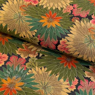 Tkanina dekoracyjna jacquard Matcha allover kaki