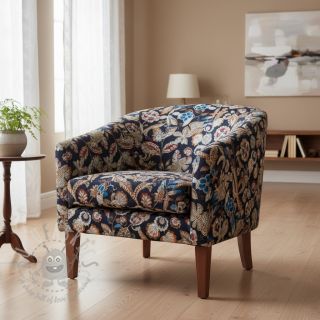 Tkanina dekoracyjna jacquard Neroli allover nuit