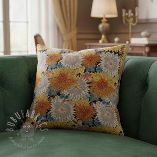 Tkanina dekoracyjna jacquard Matcha allover peanut