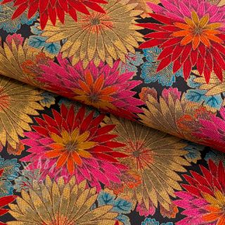 Tkanina dekoracyjna jacquard Matcha allover rouge