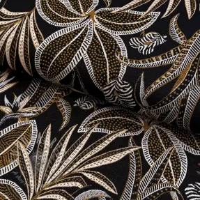 Tkanina dekoracyjna jacquard Moranto allover noir