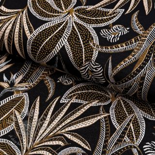 Tkanina dekoracyjna jacquard Moranto allover noir