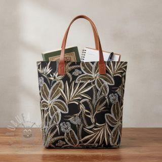 Tkanina dekoracyjna jacquard Moranto allover noir