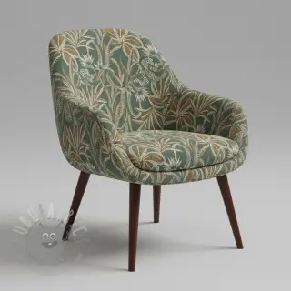 Tkanina dekoracyjna jacquard Moranto allover kaki