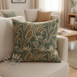 Tkanina dekoracyjna jacquard Moranto allover kaki