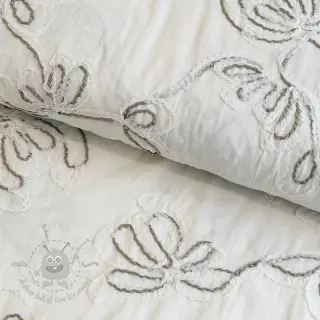 Bawełniana tkanina EMBROIDERY Loom En Light off white