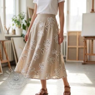 Bawełniana tkanina EMBROIDERY Loom En Light natural