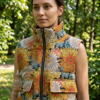 Tkanina dekoracyjna jacquard Matcha allover peanut