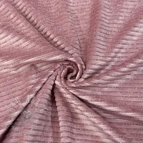 Tkanina elastyczny aksamit VELVET LUREX Stripe pink