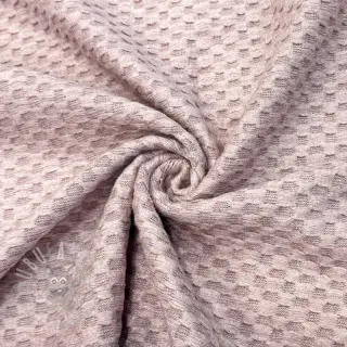 Dzianina swetrowa Angora honey rose