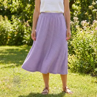 Dzianina swetrowa Angora honey lilac