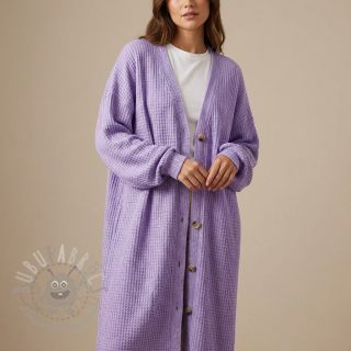 Dzianina swetrowa Angora honey lilac