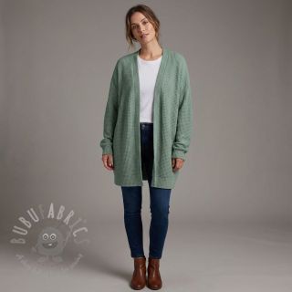 Dzianina swetrowa Angora honey ocean green