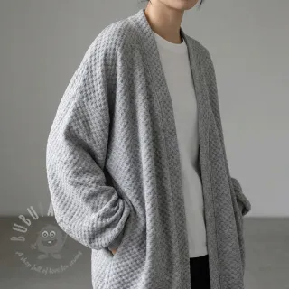 Dzianina swetrowa Angora honey light grey