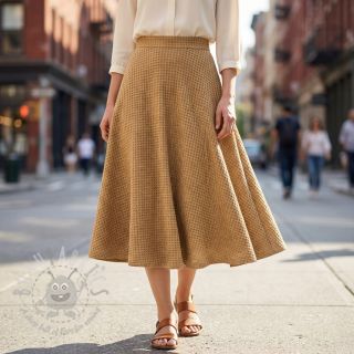 Dzianina swetrowa Angora honey beige