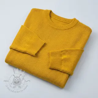 Dzianina swetrowa BABY KNIT ochre