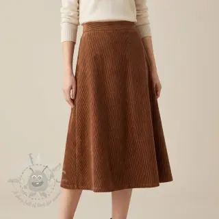 Tkanina elastyczny aksamit VELVET LUREX Stripe brick