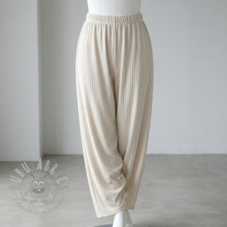 Tkanina elastyczny aksamit VELVET LUREX Stripe off white