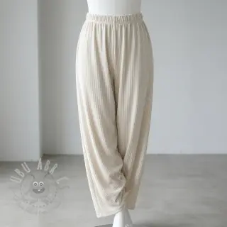 Tkanina elastyczny aksamit VELVET LUREX Stripe off white