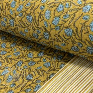 Bawełniana tkanina QUILT Gange curcuma