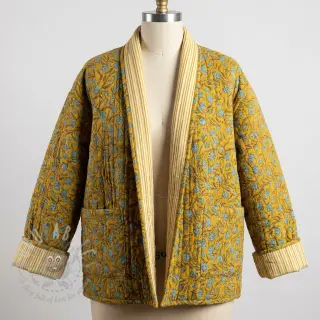 Bawełniana tkanina QUILT Gange curcuma