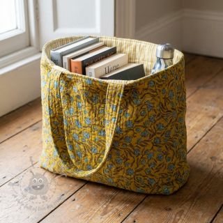 Bawełniana tkanina QUILT Gange curcuma