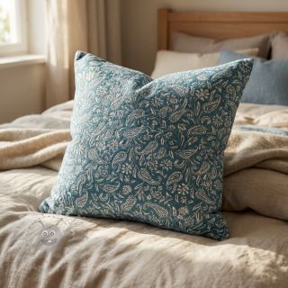 Tkanina dekoracyjna jacquard Mumbai allover jade