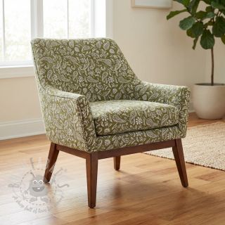 Tkanina dekoracyjna jacquard Mumbai allover kaki