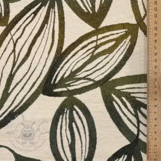 Tkanina dekoracyjna jacquard Folia romarin