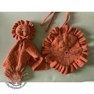 Muślin double gauze terra ORGANIC