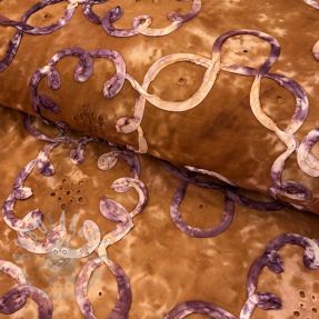 Bawełniana tkanina TIE DYE EMBROIDERY Elise tape design B