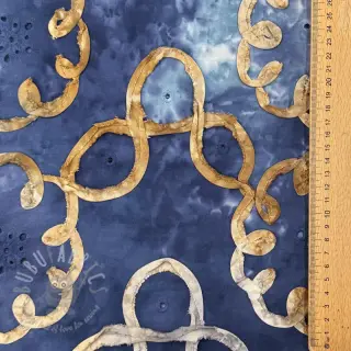 Bawełniana tkanina TIE DYE EMBROIDERY Elise tape design D