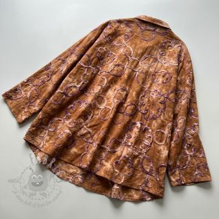 Bawełniana tkanina TIE DYE EMBROIDERY Elise tape design B