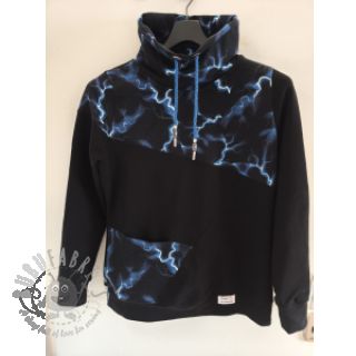 Dresówka Lightning black digital print