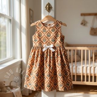 Bawełniana tkanina HANDCRAFTED BLOCK-PRINTED COTTON