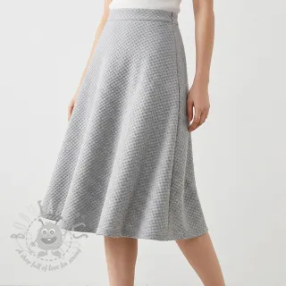 Dzianina swetrowa Angora honey light grey