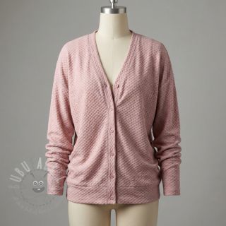 Dzianina swetrowa Angora honey rose