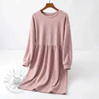 Dzianina swetrowa Angora honey rose