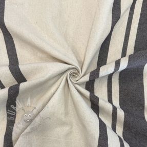 Tkanina dekoracyjna Bernadette stripe coffee