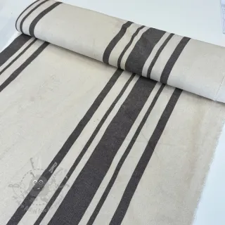 Tkanina dekoracyjna Bernadette stripe coffee