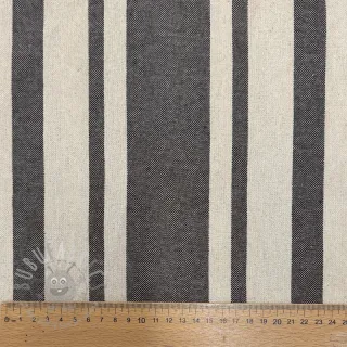 Tkanina dekoracyjna Bernadette stripe coffee