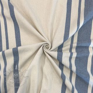 Tkanina dekoracyjna Bernadette stripe denim