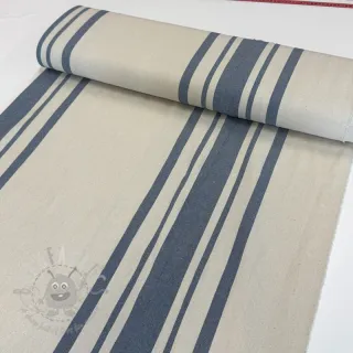 Tkanina dekoracyjna Bernadette stripe denim