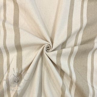 Tkanina dekoracyjna Bernadette stripe ficelle
