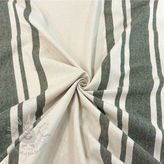 Tkanina dekoracyjna Bernadette stripe kaki