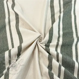 Tkanina dekoracyjna Bernadette stripe kaki