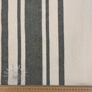 Tkanina dekoracyjna Bernadette stripe kaki