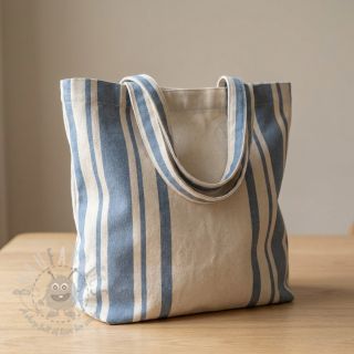 Tkanina dekoracyjna Bernadette stripe denim