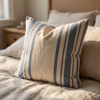 Tkanina dekoracyjna Bernadette stripe denim